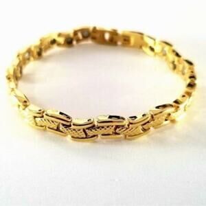 316L stainless steel magnetic bracelet‎ 8" hypoallergenic tarnish resistant long